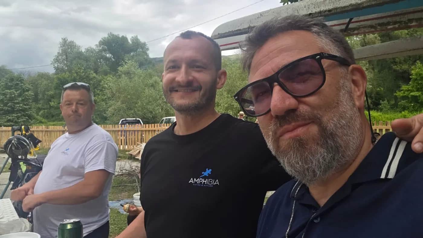 Спонтано дружење на нуркачите крај Охридското Езеро